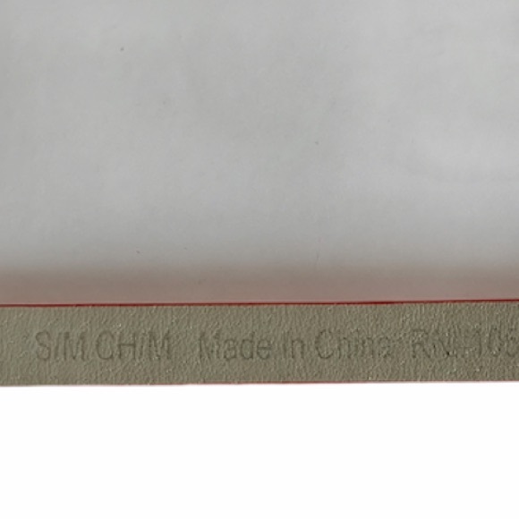 1/2” TEXTURED RED SKINNY BELT - Picture 8 of 12